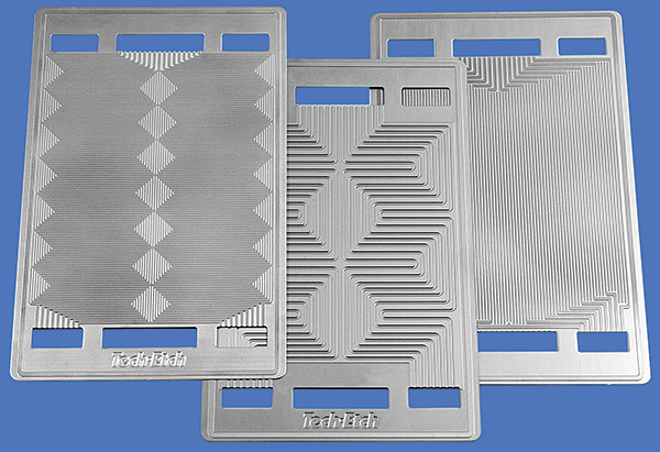 Etched Metal Fuel Cell Flow Plates Offer Superior Electrical Performance