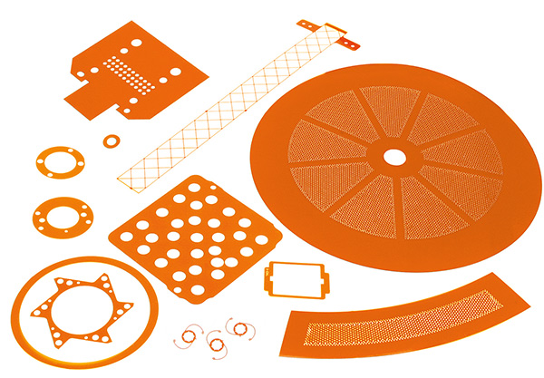 Photoetching Flat Parts From Polyimide Film